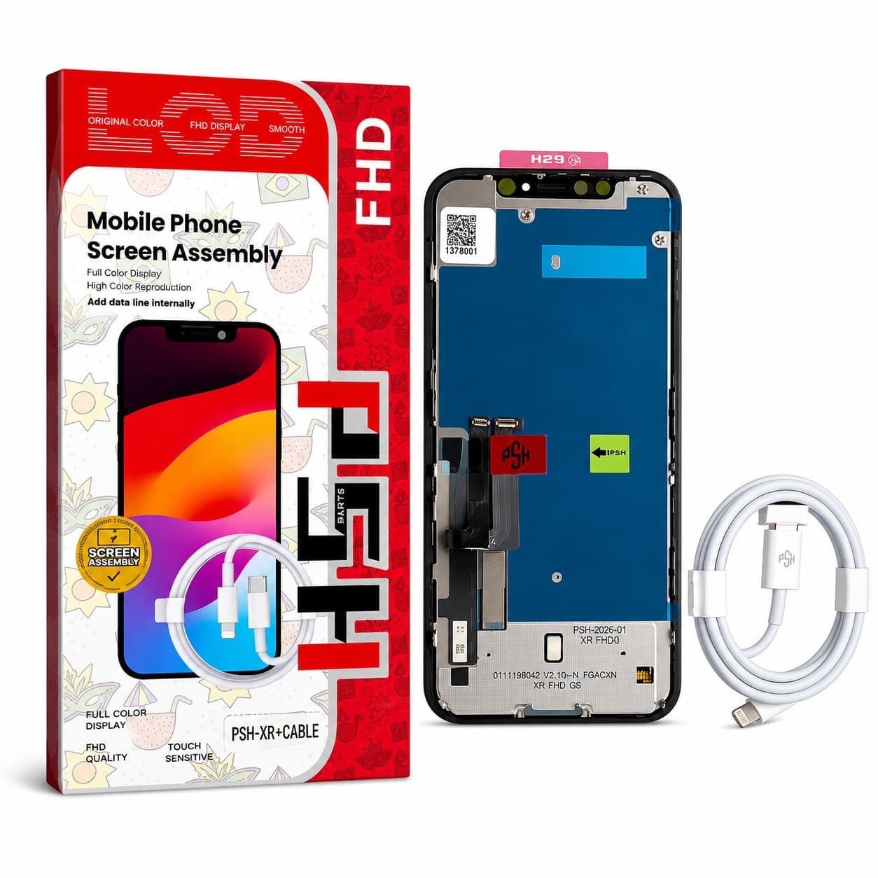 FRONTAL IPHONE XR FHD – PSH PREMIUM + CABO